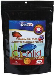 NorthFin Cichlid Formula 2 mm Sinking Pellets Fish Food, 500-g bag