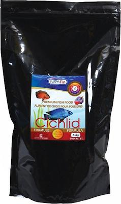 Show full view: NorthFin Cichlid Formula 3 mm Sinking Pellets Fish Food, 2.5-kg bag slide 1 of 4