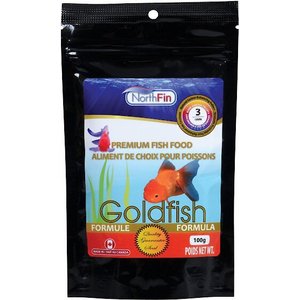 NorthFin Goldfish Formula 3 mm Sinking Pellets Fish Food, 100-g bag