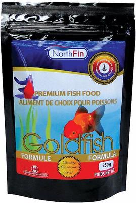 Show full view: NorthFin Goldfish Formula 3 mm Sinking Pellets Fish Food, 250-g bag slide 1 of 5