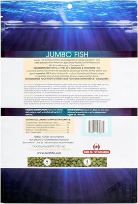 Show full view: NorthFin Jumbo Formula 4 mm Sinking Pellets Fish Food, 1-kg bag slide 3 of 3