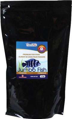 Show full view: NorthFin Jumbo Formula 4 mm Sinking Pellets Fish Food, 2.5-kg bag slide 1 of 3