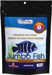NorthFin Jumbo Formula 6 mm Sinking Pellets Fish Food, 250-g bag