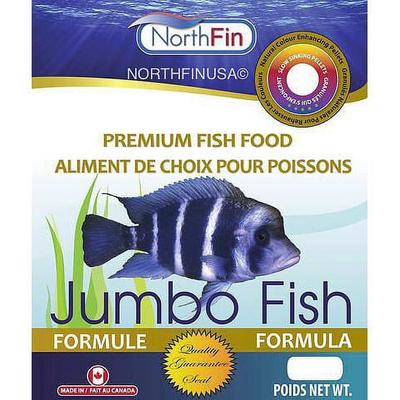 Show full view: NorthFin Jumbo Formula 6 mm Sinking Pellets Fish Food, 250-g bag slide 4 of 5