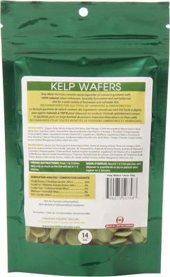 Show full view: NorthFin Kelp Wafers 14 mm Fish Food, 100-g bag slide 3 of 6