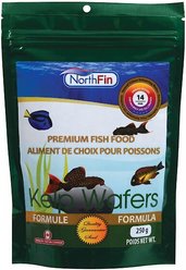 NorthFin Kelp Wafers 14 mm Fish Food, 250-g bag