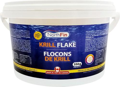 Show full view: NorthFin Krill Flake Formula Fish Food, 350-g jar slide 1 of 6
