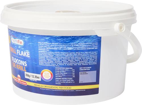 Show full view: NorthFin Krill Flake Formula Fish Food, 350-g jar slide 3 of 6