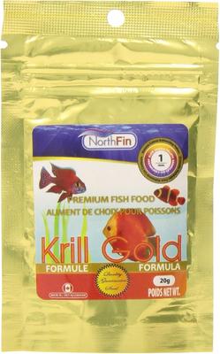 Show full view: NorthFin Krill Pro 1 mm Sinking Pellets Fish Food, 20-g bag slide 2 of 3