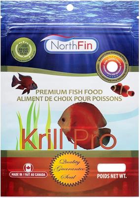 Show full view: NorthFin Krill Pro 1 mm Sinking Pellets Fish Food, 250-g bag slide 3 of 4