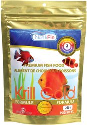 NorthFin Krill Pro 2 mm Sinking Pellets Fish Food, 250-g bag
