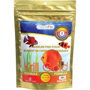 NorthFin Krill Pro 2 mm Sinking Pellets Fish Food, 250-g bag