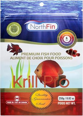 Show full view: NorthFin Krill Pro 6 mm Sinking Pellets Fish Food, 250-g bag slide 2 of 4