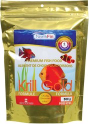 NorthFin Krill Pro 6 mm Sinking Pellets Fish Food, 500-g bag