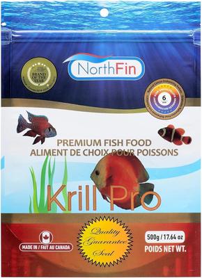 Show full view: NorthFin Krill Pro 6 mm Sinking Pellets Fish Food, 500-g bag slide 2 of 4