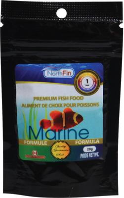Show full view: NorthFin Marine Formula 1 mm Sinking Pellets Fish Food, 20-g bag slide 1 of 3