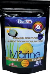 NorthFin Marine Formula 2 mm Sinking Pellets Fish Food, 250-g bag