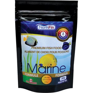 NorthFin Marine Formula 2 mm Sinking Pellets Fish Food, 250-g bag