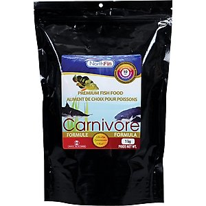 NorthFin Mass Carnivore Formula 10 mm Sinking Pellets Fish Food, 1-kg bag