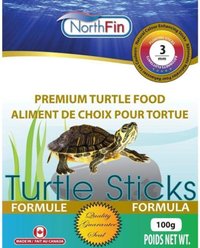 NorthFin Turtle Sticks 3 mm Floating Sticks Fish Food, 100-g bag slide 2 of 3