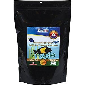 NorthFin Veggie Formula 1 mm Sinking Pellets Fish Food, 2.5-kg bag