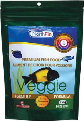 Show full view: NorthFin Veggie Formula 1 mm Sinking Pellets Fish Food, 250-g bag slide 1 of 1