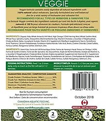 NorthFin Veggie Formula 2 mm Sinking Pellets Fish Food, 250-g bag slide 2 of 5
