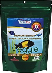 NorthFin Veggie Formula 2 mm Sinking Pellets Fish Food, 500-g bag