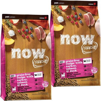 Now Fresh Now Fresh Grain-Free Adult Formula Dry Cat Food, 16-lb bundle