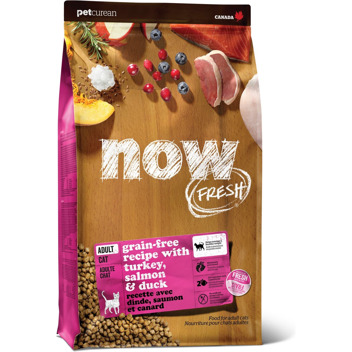 Now Fresh Grain-Free Adult Formula Dry Cat Food, 8-lb bag