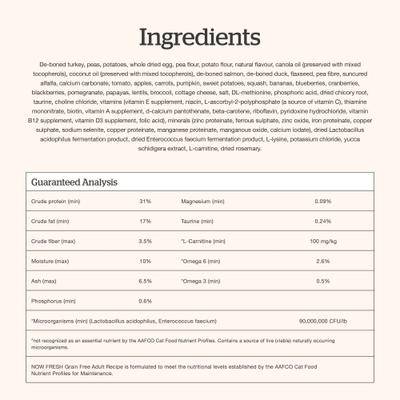 Show full view: Now Fresh Grain-Free Adult Formula Dry Cat Food, 8-lb bag slide 9 of 10