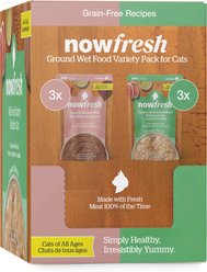 Now Fresh Grain-Free Flavor-Variety Wet Cat Food, 2.5-oz pouch, case of 6 slide 1 of 8