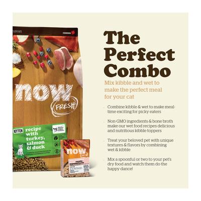 Show full view: Now Fresh Grain-Free Kitten Formula Dry Cat Food, 3-lb bag slide 10 of 11