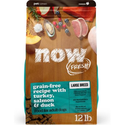 Now Fresh Now Fresh Grain-Free Large Breed Adult Recipe Dry Dog Food, 12-lb bag
