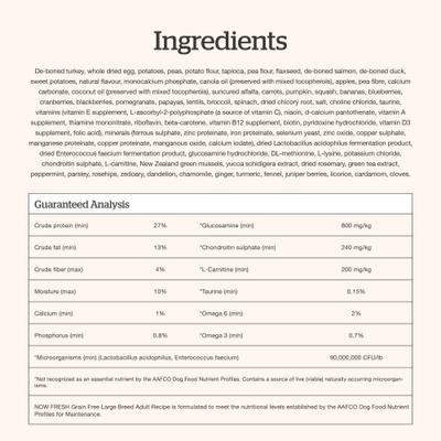 Show full view: Now Fresh Grain-Free Large Breed Adult Recipe Dry Dog Food, 25-lb bag slide 10 of 11