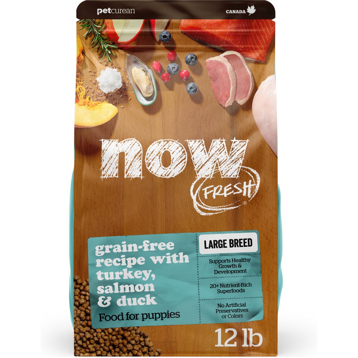 Now Fresh Grain-Free Large Breed Puppy Recipe Dry Dog Food, 12-lb bag