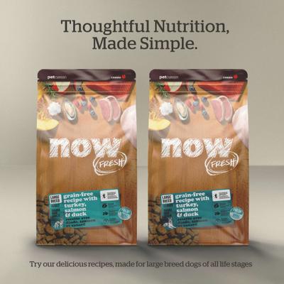 Show full view: Now Fresh Grain-Free Large Breed Puppy Recipe Dry Dog Food, 25-lb bag slide 7 of 11