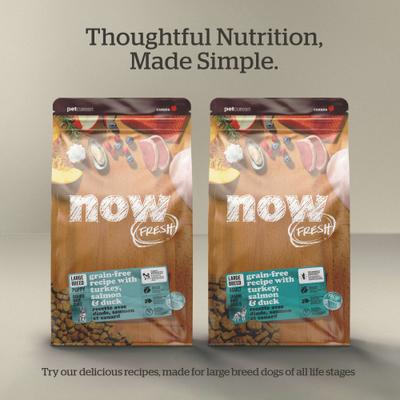 Show full view: Now Fresh Grain-Free Large Breed Senior Recipe Dry Dog Food, 25-lb bag slide 7 of 11