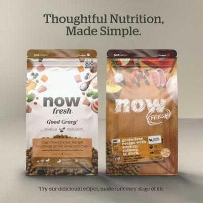 Show full view: Now Fresh Grain-Free Puppy Recipe Dry Dog Food, 22-lb bag slide 6 of 10