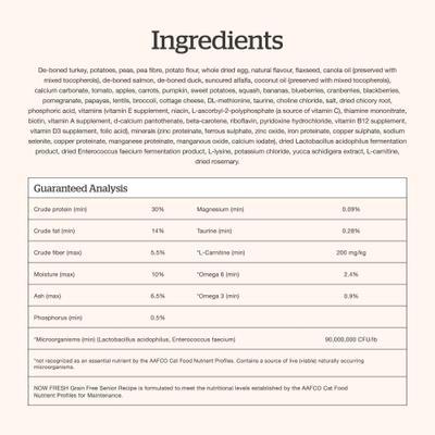 Show full view: Now Fresh Grain-Free Senior Dry Cat Food, 16-lb bag slide 10 of 11