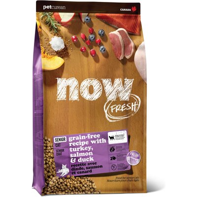 Now Fresh Grain-Free Senior Dry Cat Food, 8-lb bag