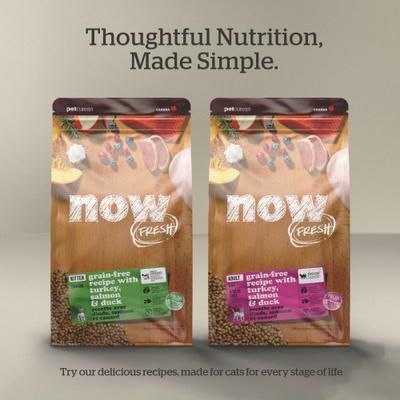 Show full view: Now Fresh Grain-Free Senior Dry Cat Food, 8-lb bag slide 7 of 11