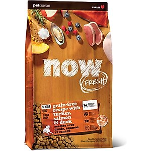Now Fresh Grain-Free Senior Formula Dry Dog Food, 3.5-lb bag