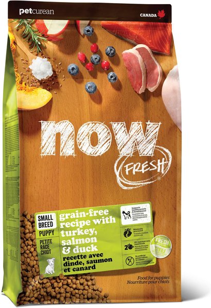 Petcurean Now! Fresh Grain Free Small Breed Puppy Dry Dog Food