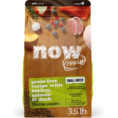 Now Fresh Now Fresh Grain-Free Small Breed Puppy Recipe Dry Dog Food, 3.5-lb bag