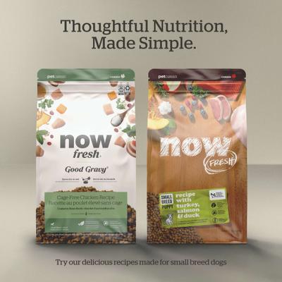 Show full view: Now Fresh Grain-Free Small Breed Senior Recipe Dry Dog Food, 12-lb bag slide 7 of 11