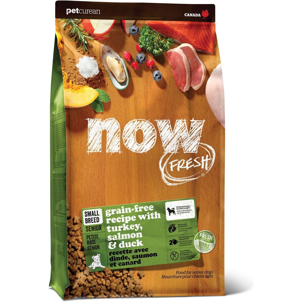 Now Fresh Grain-Free Small Breed Senior Recipe Dry Dog Food, 22-lb bag
