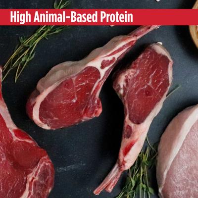 Show full view: Nulo Ancient Grain Savory Stew Puppy & Adult Beef & Seabass Wet Dog Food, 6-oz can, 8 count slide 5 of 8