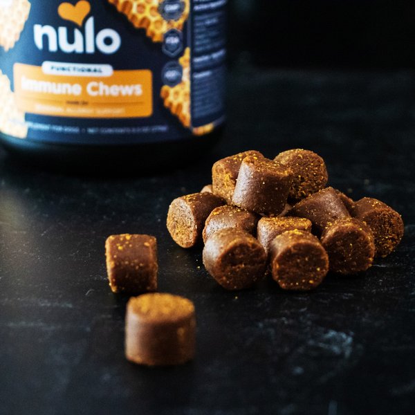 Nulo Beef Flavored Soft Chew Immune & Allergy Supplement for Dogs, 90 Count