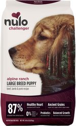 Nulo Challenger Alpine Ranch Beef, Lamb & Pork Large Breed Puppy Dry Dog Food, 24-lb bag